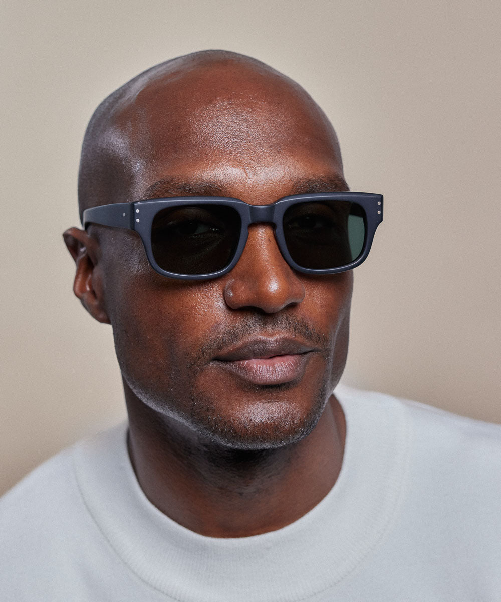Johann Wolff Martin Matte Black Sunglasses
