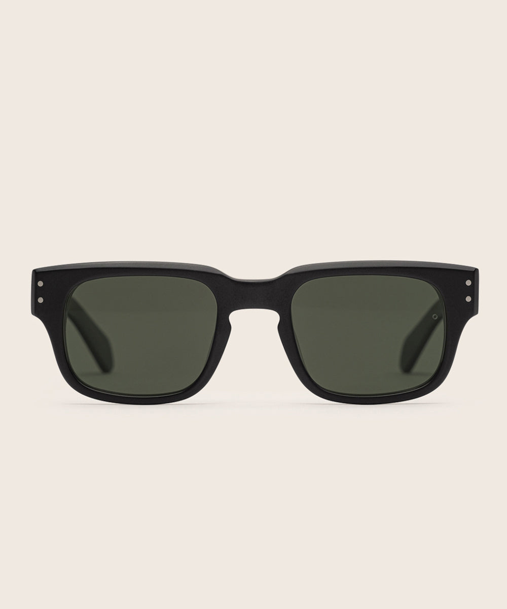 Johann Wolff Martin Matte Black Sunglasses