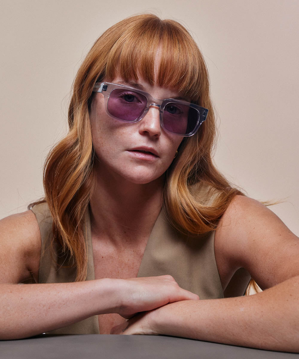 Johann Wolff Martin Smoke Grape Sunglasses