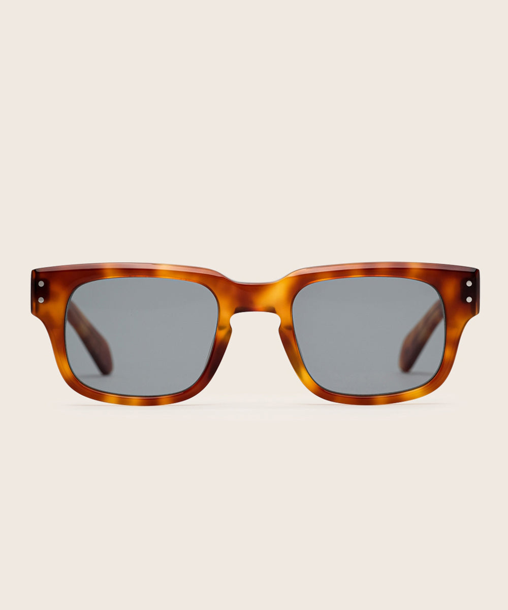 Johann Wolff Martin Vintage Tortoise Teal Sunglasses