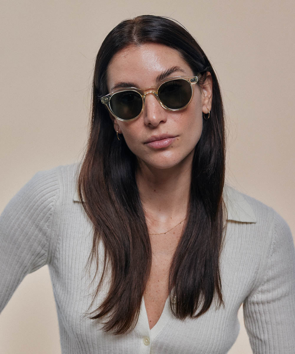 Johann Wolff Morrison Champagne Sunglasses