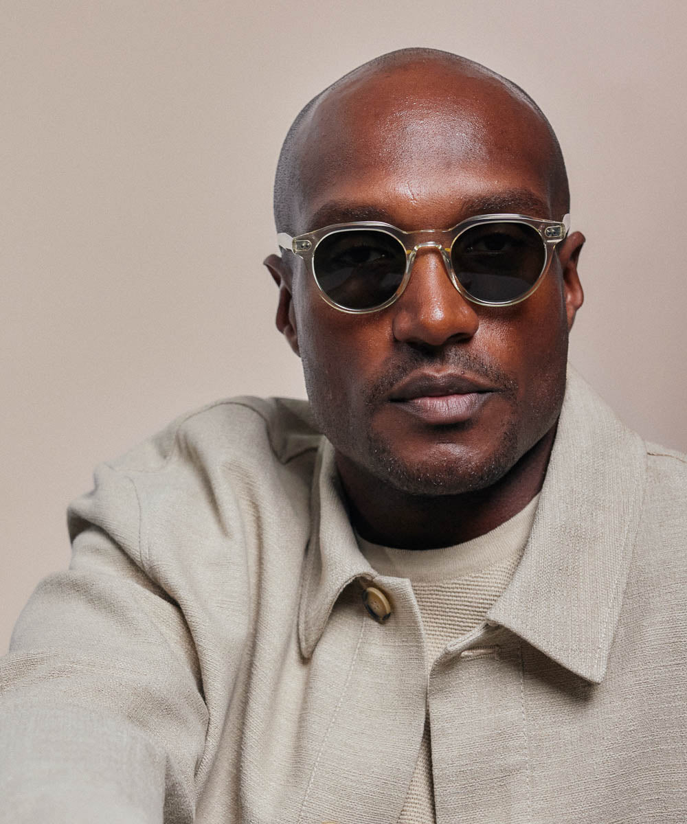 Johann Wolff Morrison Champagne Sunglasses