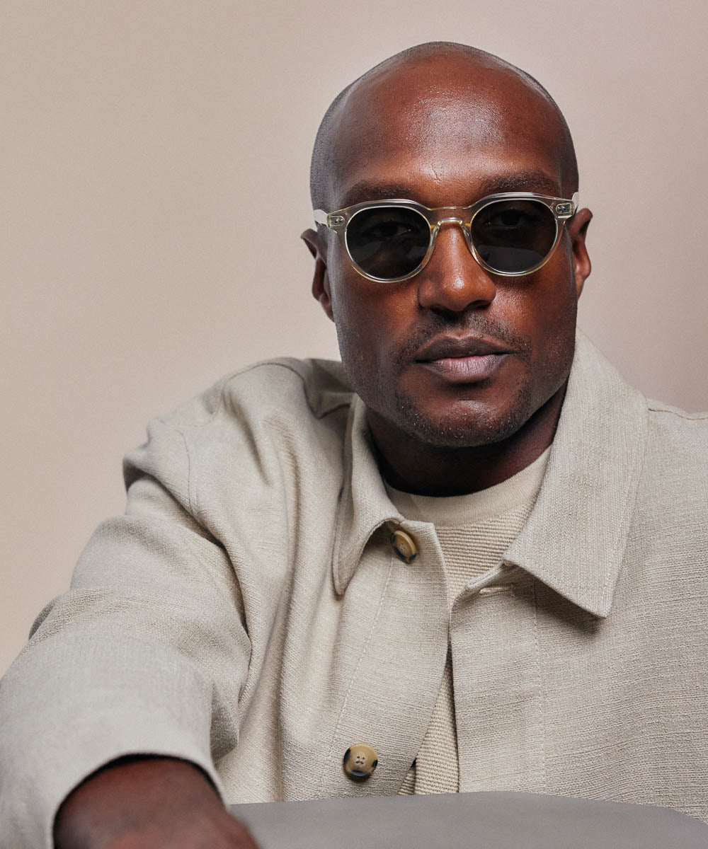 Johann Wolff Morrison Champagne Sunglasses