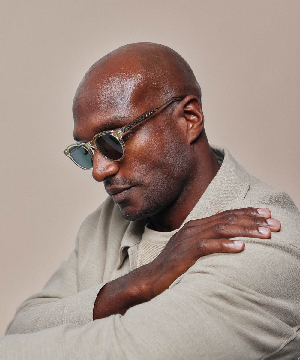 Johann Wolff Morrison Champagne Sunglasses