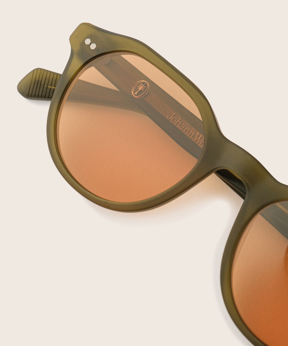 Johann Wolff Morrison Matte Army Light Sunglasses