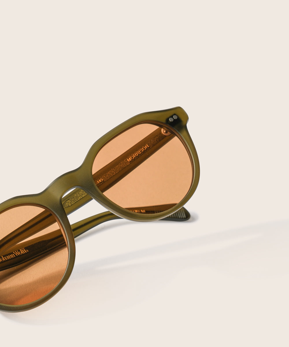 Johann Wolff Morrison Matte Army Light Sunglasses