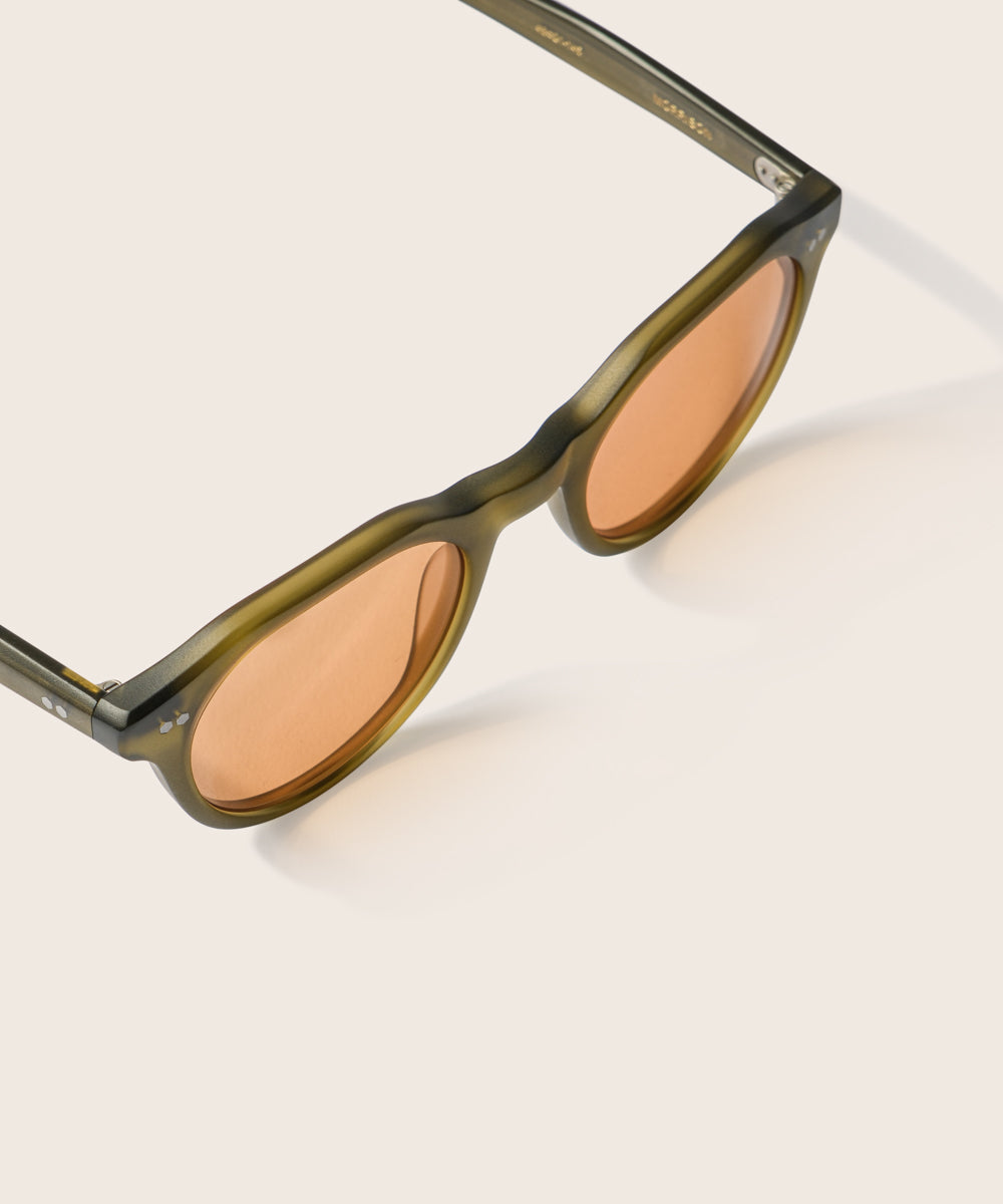 Johann Wolff Morrison Matte Army Light Sunglasses