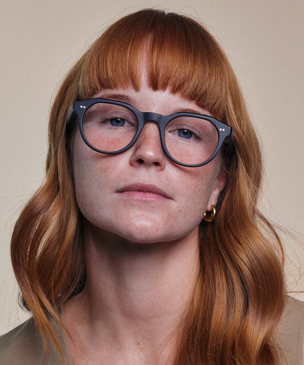 Johann Wolff Morrison Matte Black Eyeglasses