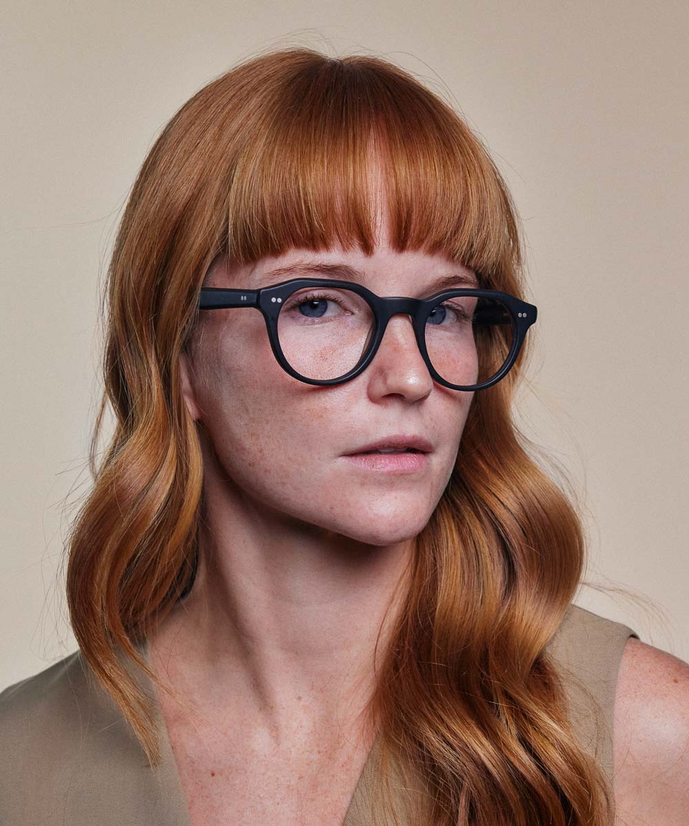 Johann Wolff Morrison Matte Black Eyeglasses