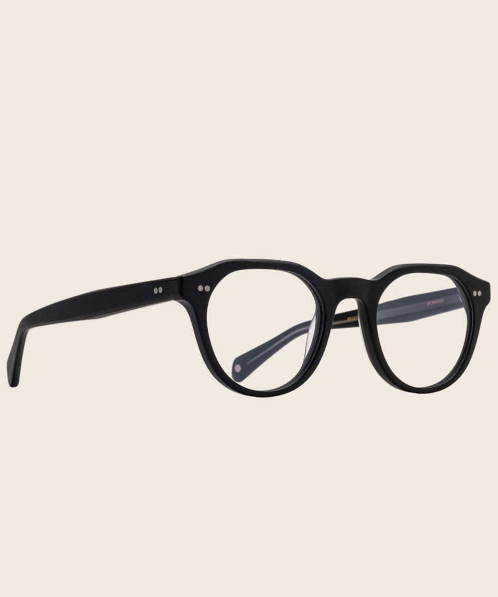 Johann Wolff Morrison Matte Black Eyeglasses