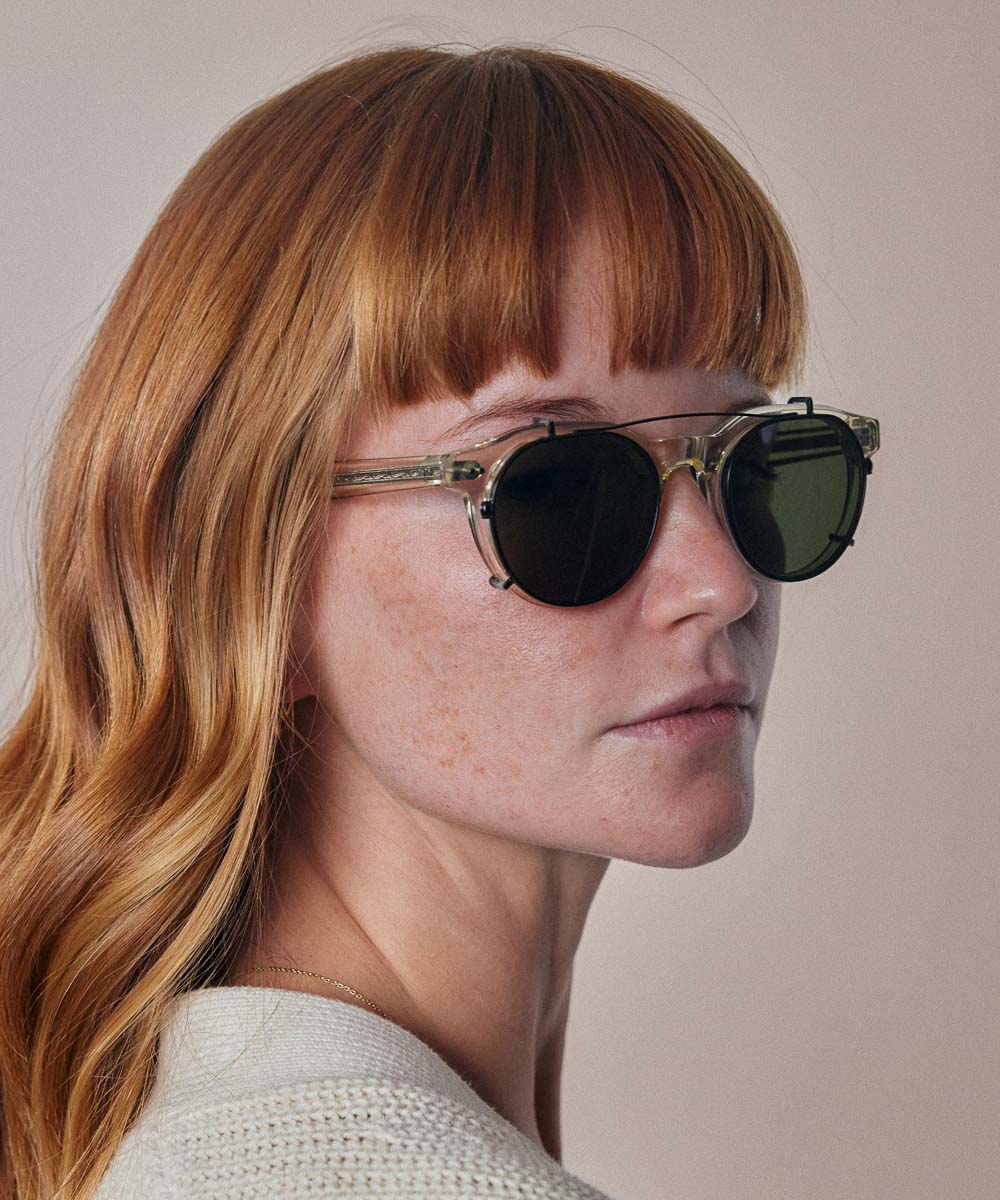 Johann Wolff Morrison Matte Black Green Clip