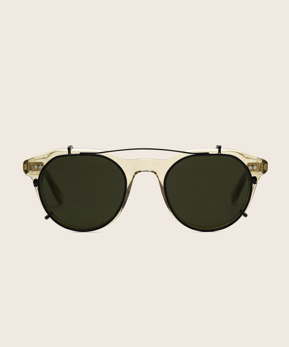 Johann Wolff Morrison Matte Black Green Clip