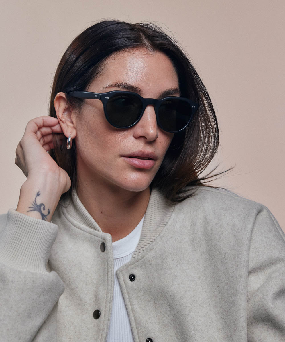 Johann Wolff Morrison Matte Black Sunglasses