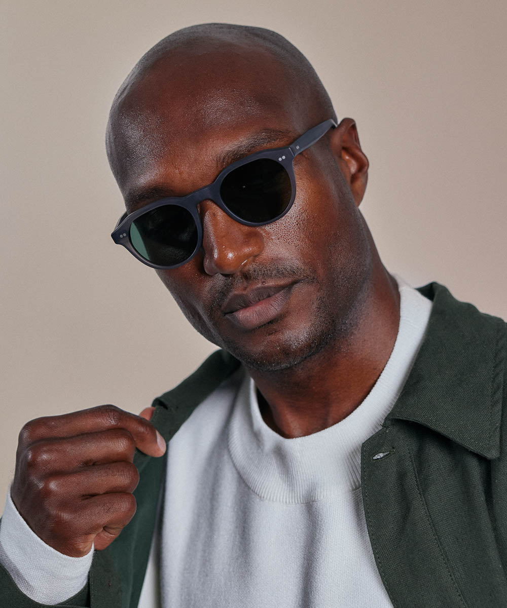 Johann Wolff Morrison Matte Black Sunglasses