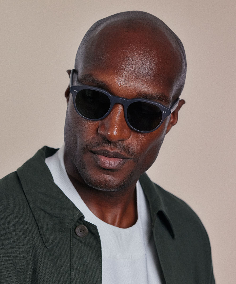 Johann Wolff Morrison Matte Black Sunglasses