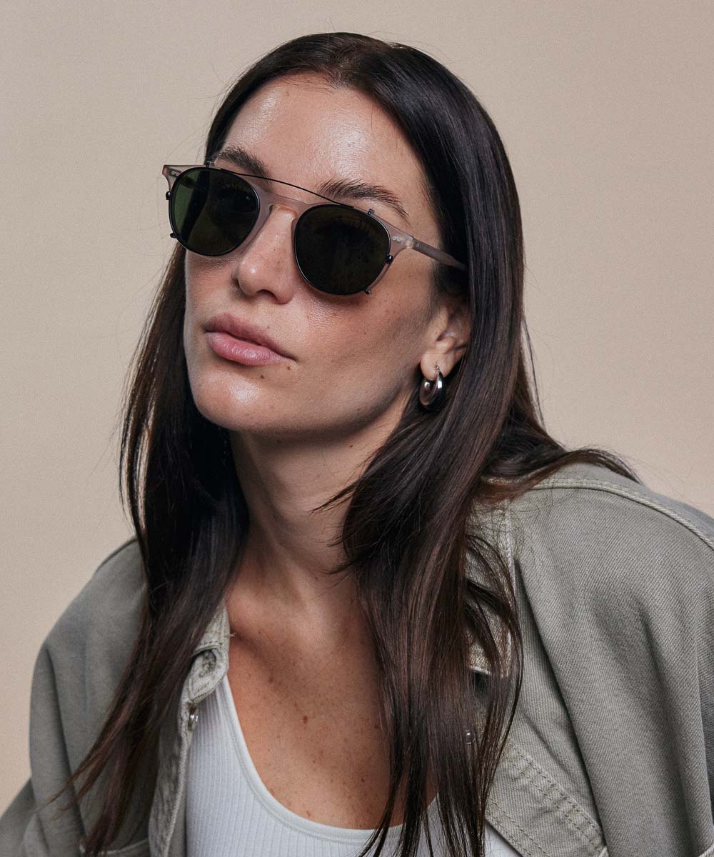 Johann Wolff Otto Matte Black Green Clip