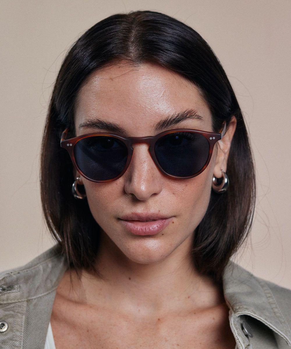 Johann Wolff Otto Havana Matte Sunglasses