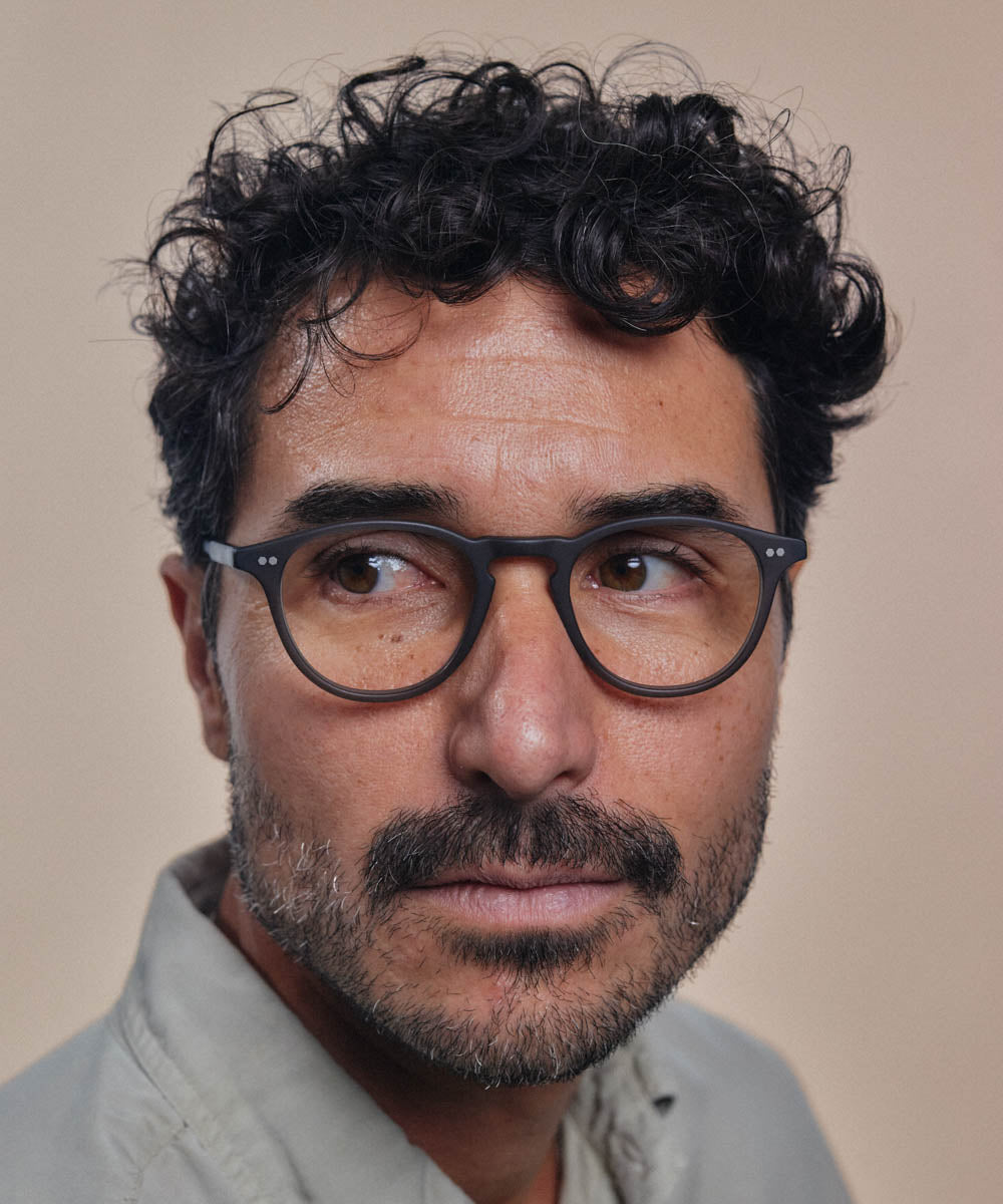 Johann Wolff Otto Matte Smoke Eyeglasses