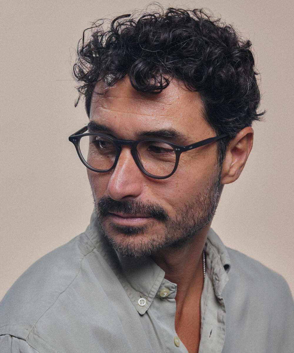 Johann Wolff Otto Matte Smoke Eyeglasses