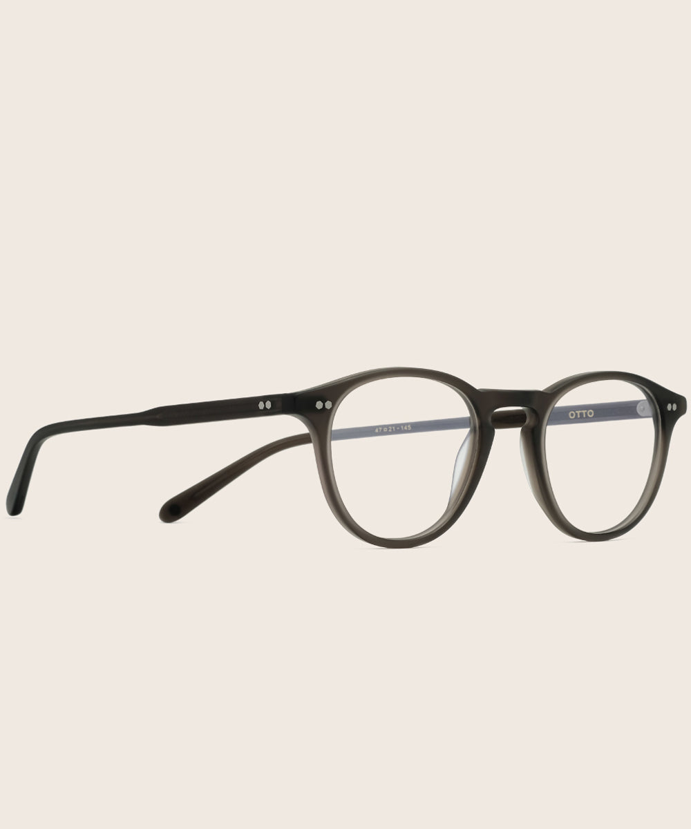 Johann Wolff Otto Matte Smoke Eyeglasses