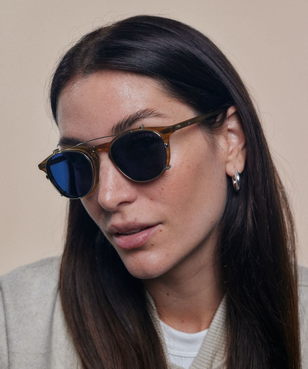 Johann Wolff Otto Silver Blue Clip