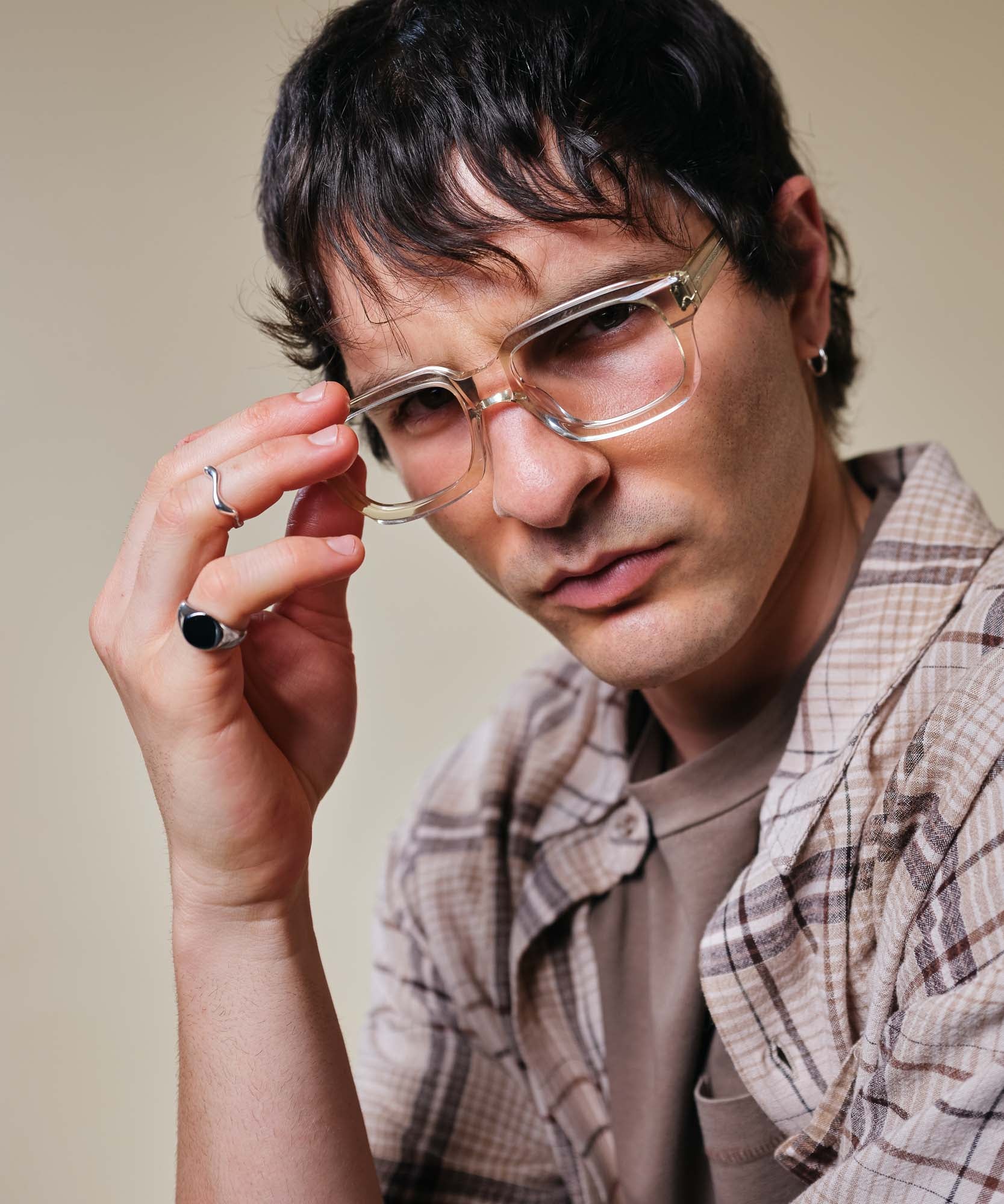 johann wolff rindt champagne eyeglasses