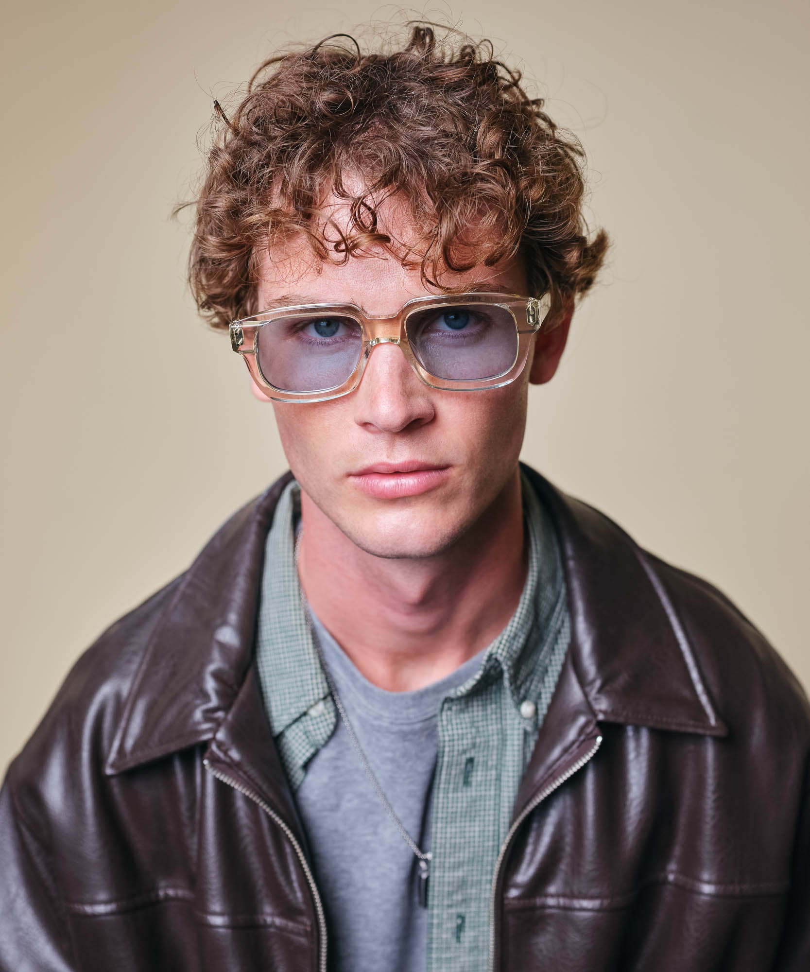 johann wolff rindt champagne light sunglasses