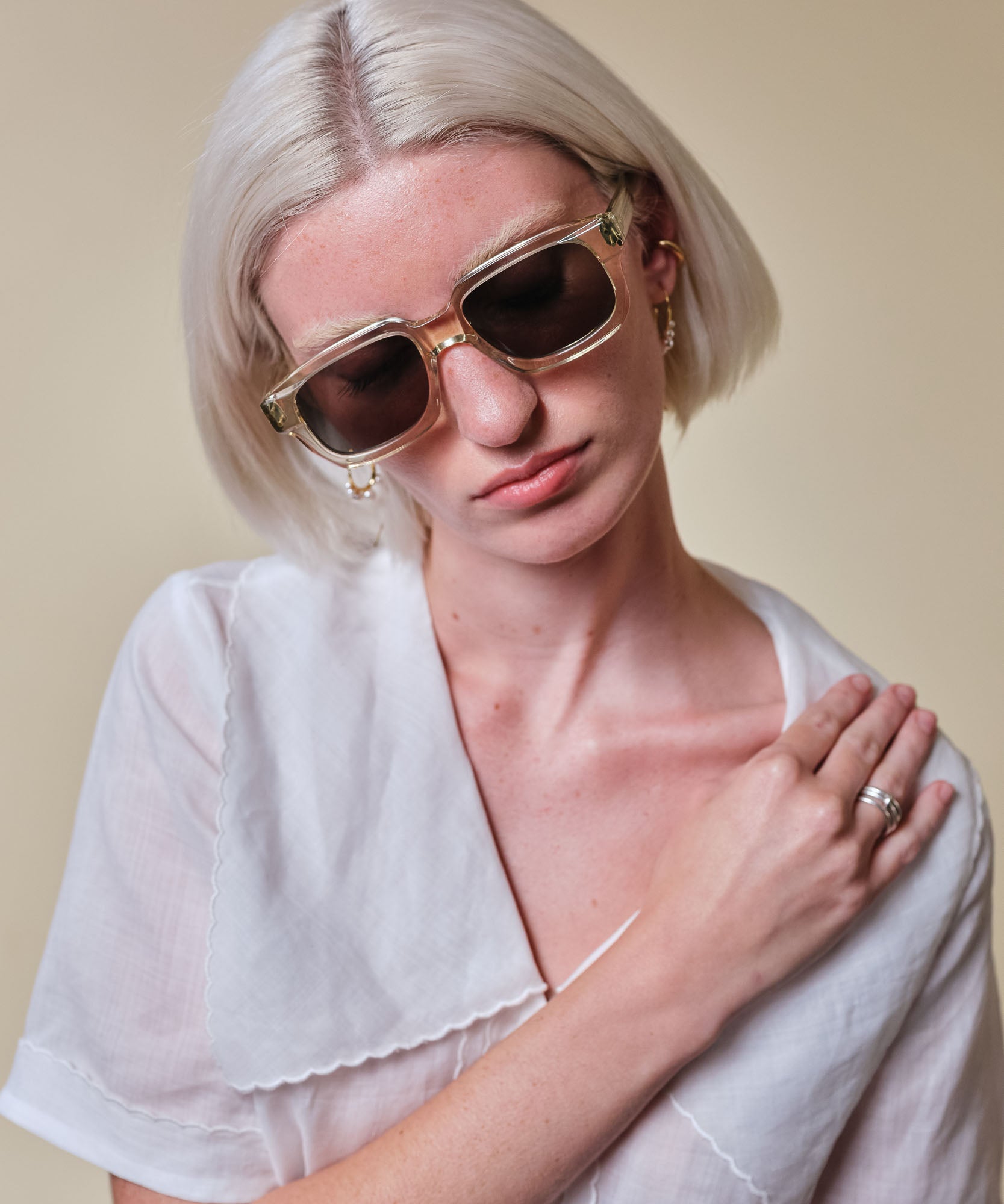johann wolff rindt champagne sunglasses