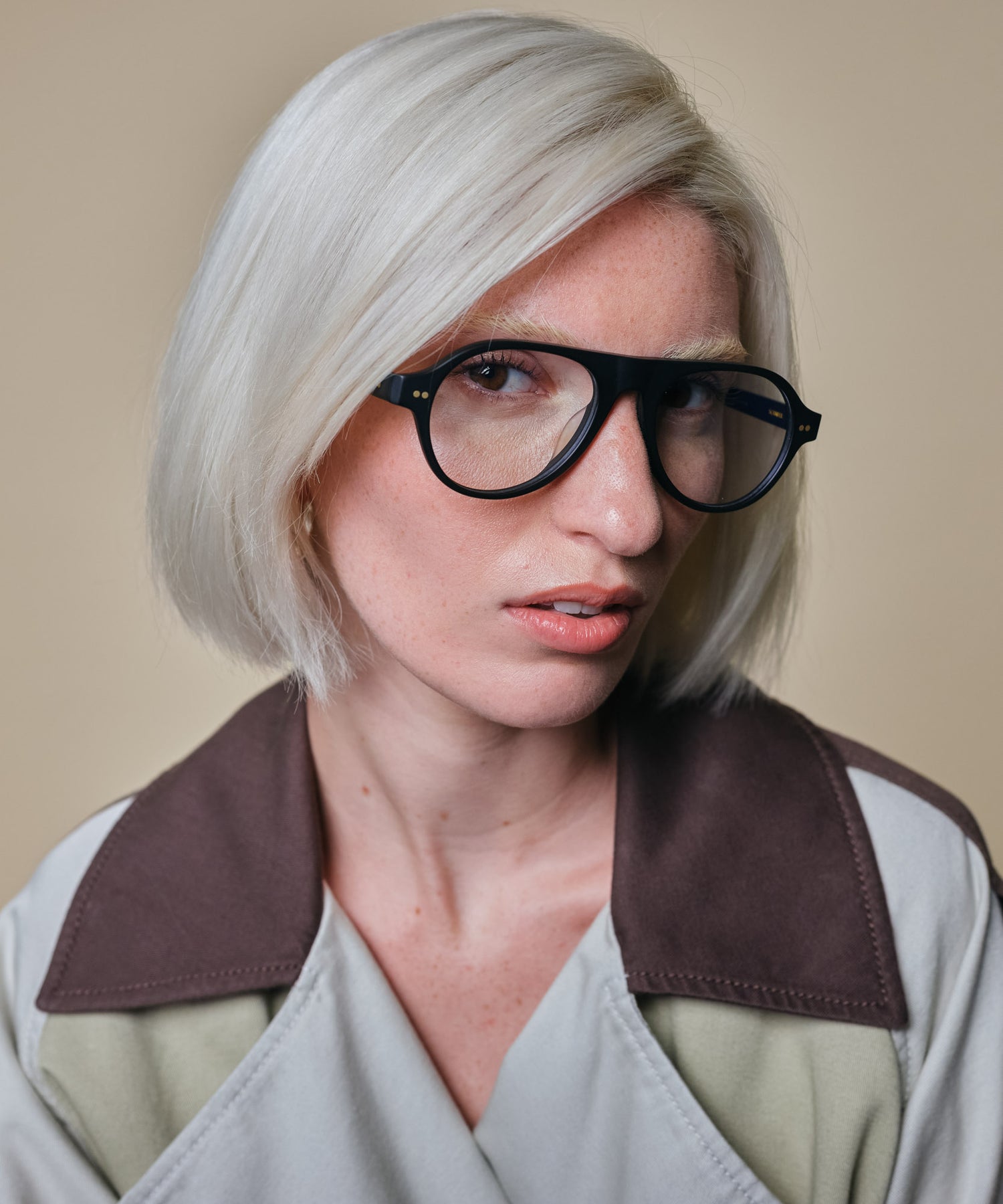 johann wolff schnell matte black eyeglasses