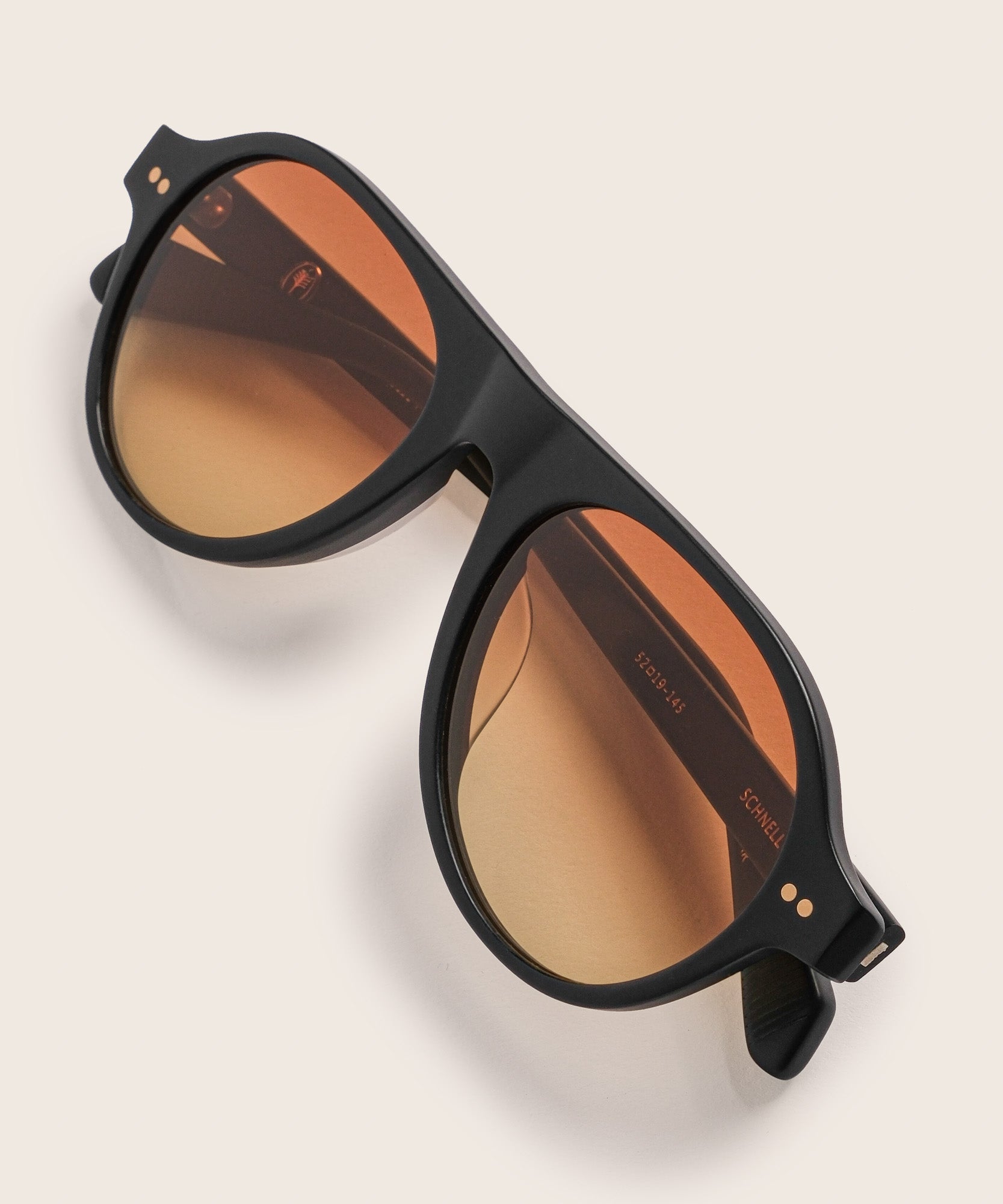 johann wolff schnell matte black sunset sunglasses