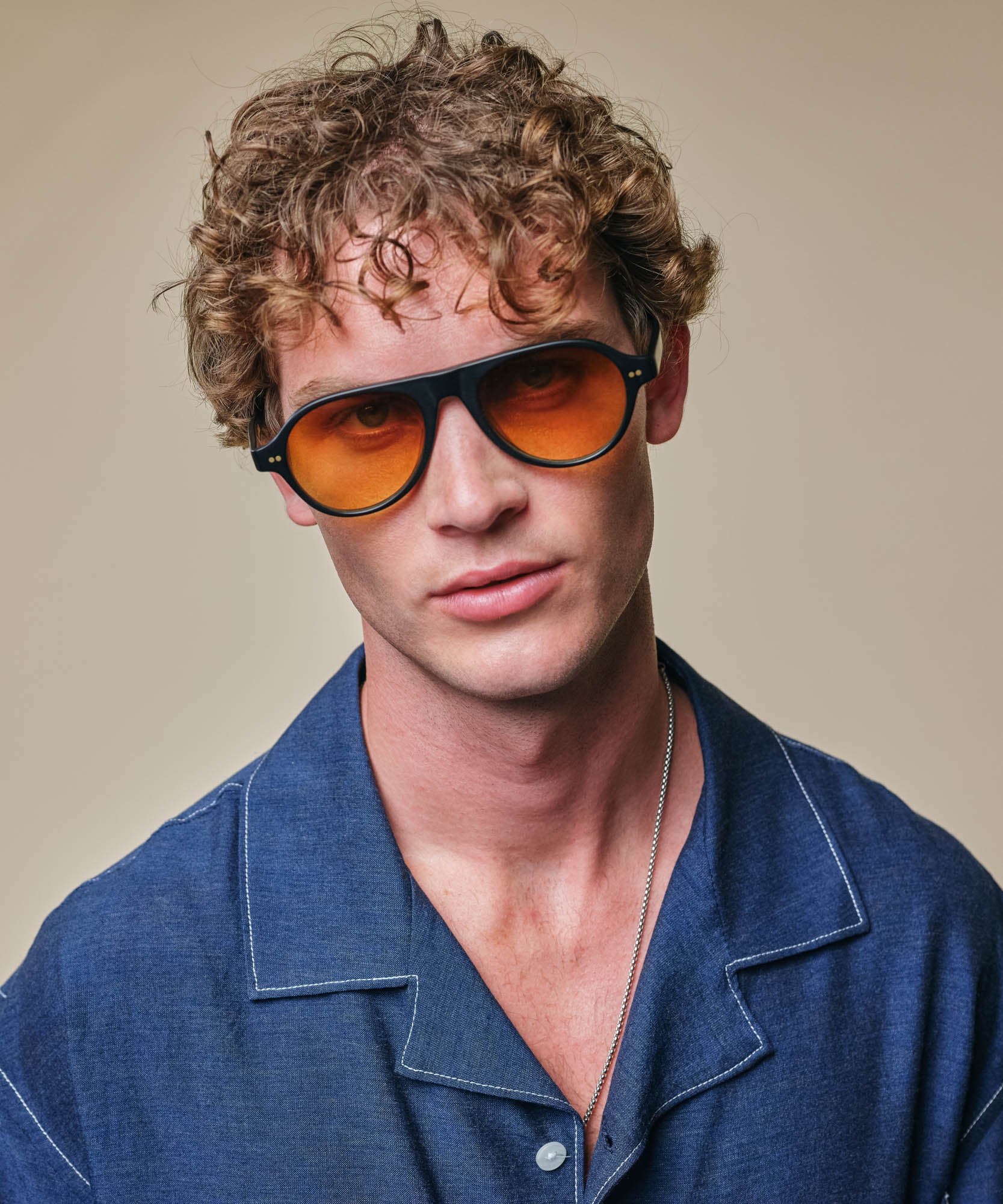 johann wolff schnell matte black sunset sunglasses