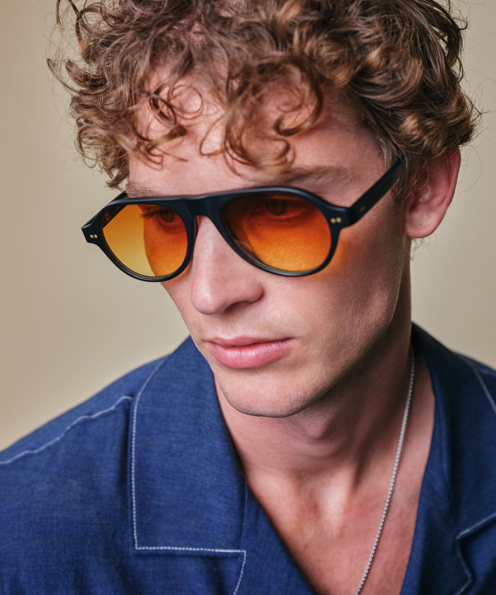 johann wolff schnell matte black sunset sunglasses
