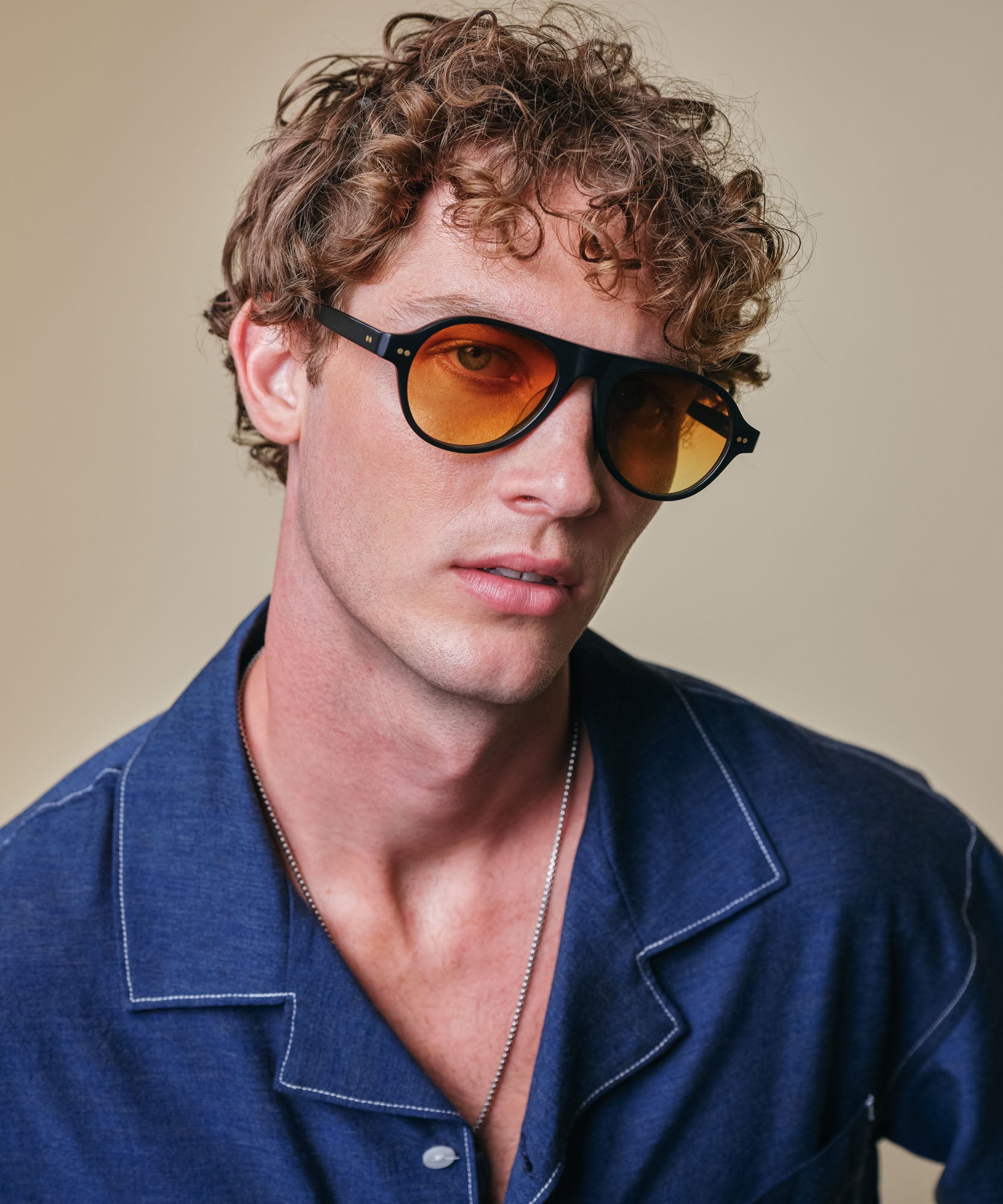 johann wolff schnell matte black sunset sunglasses