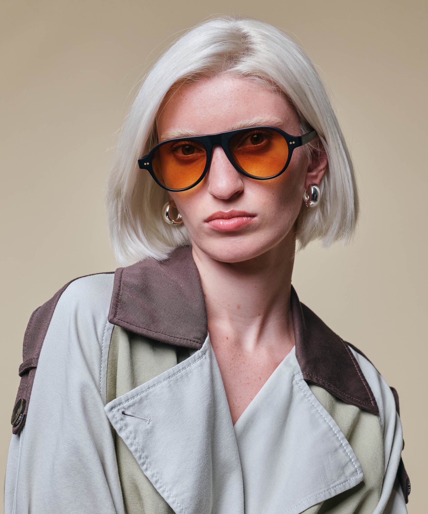 johann wolff schnell matte black sunset sunglasses