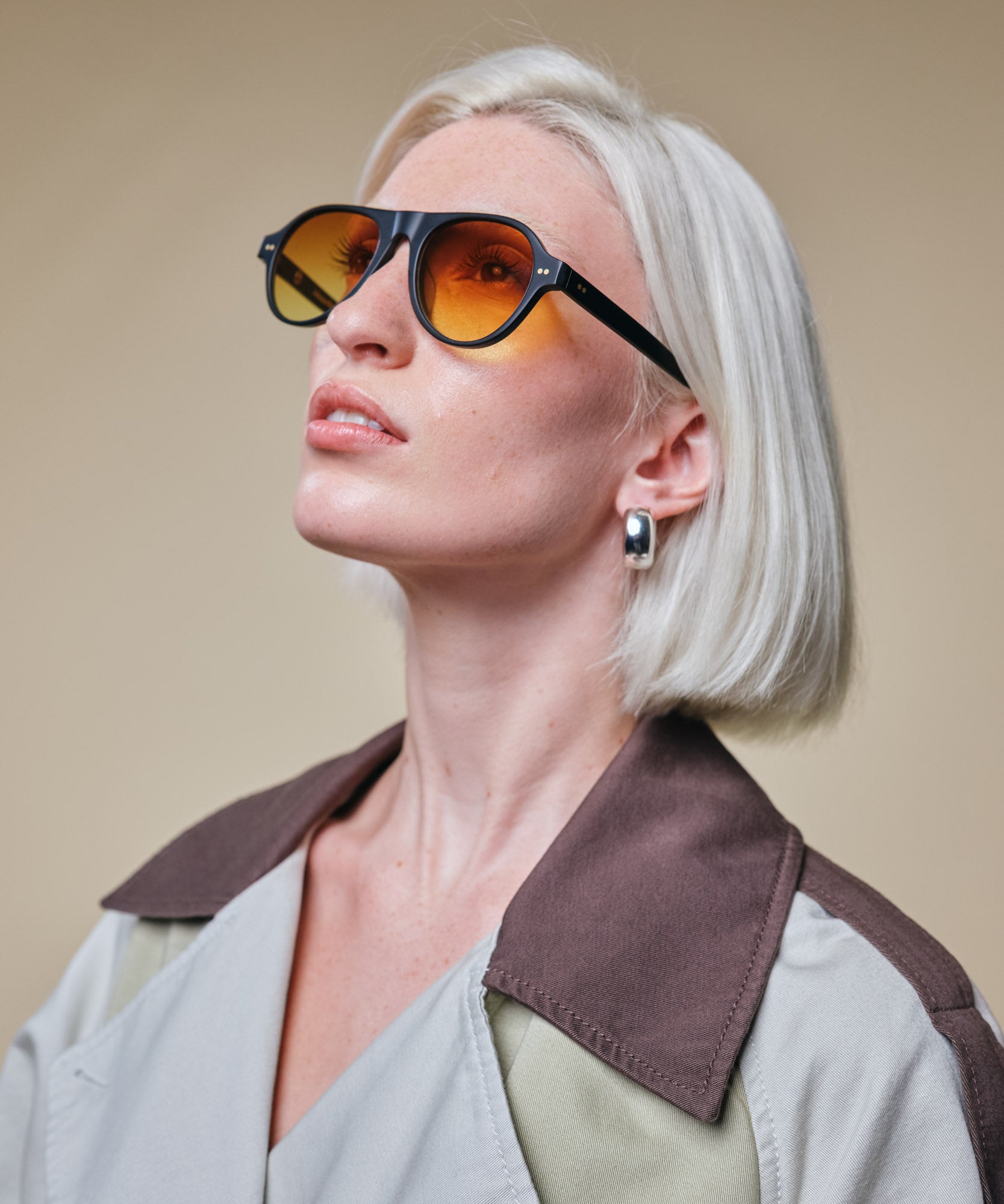 johann wolff schnell matte black sunset sunglasses