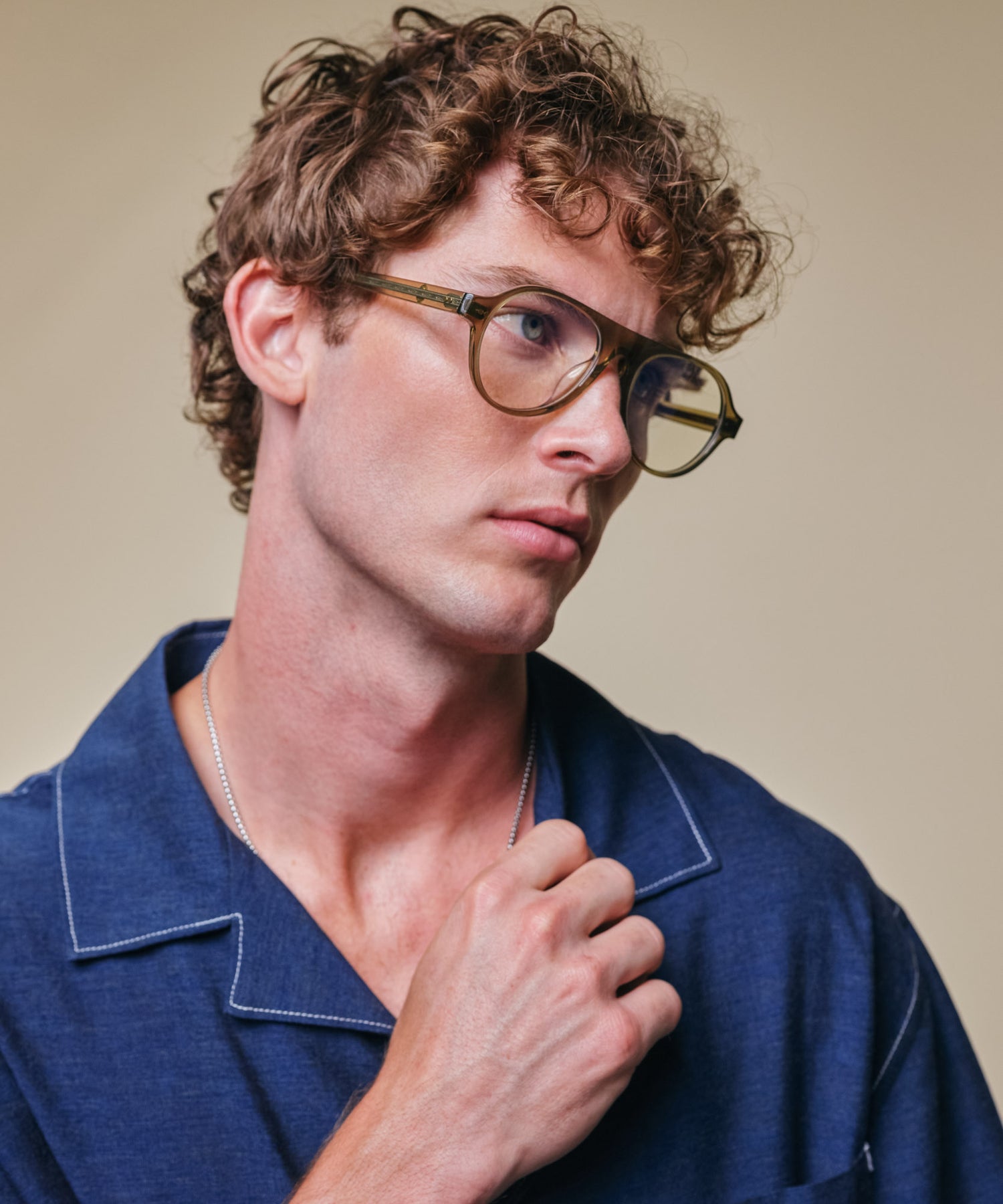 johann wolff schnell olive eyeglasses