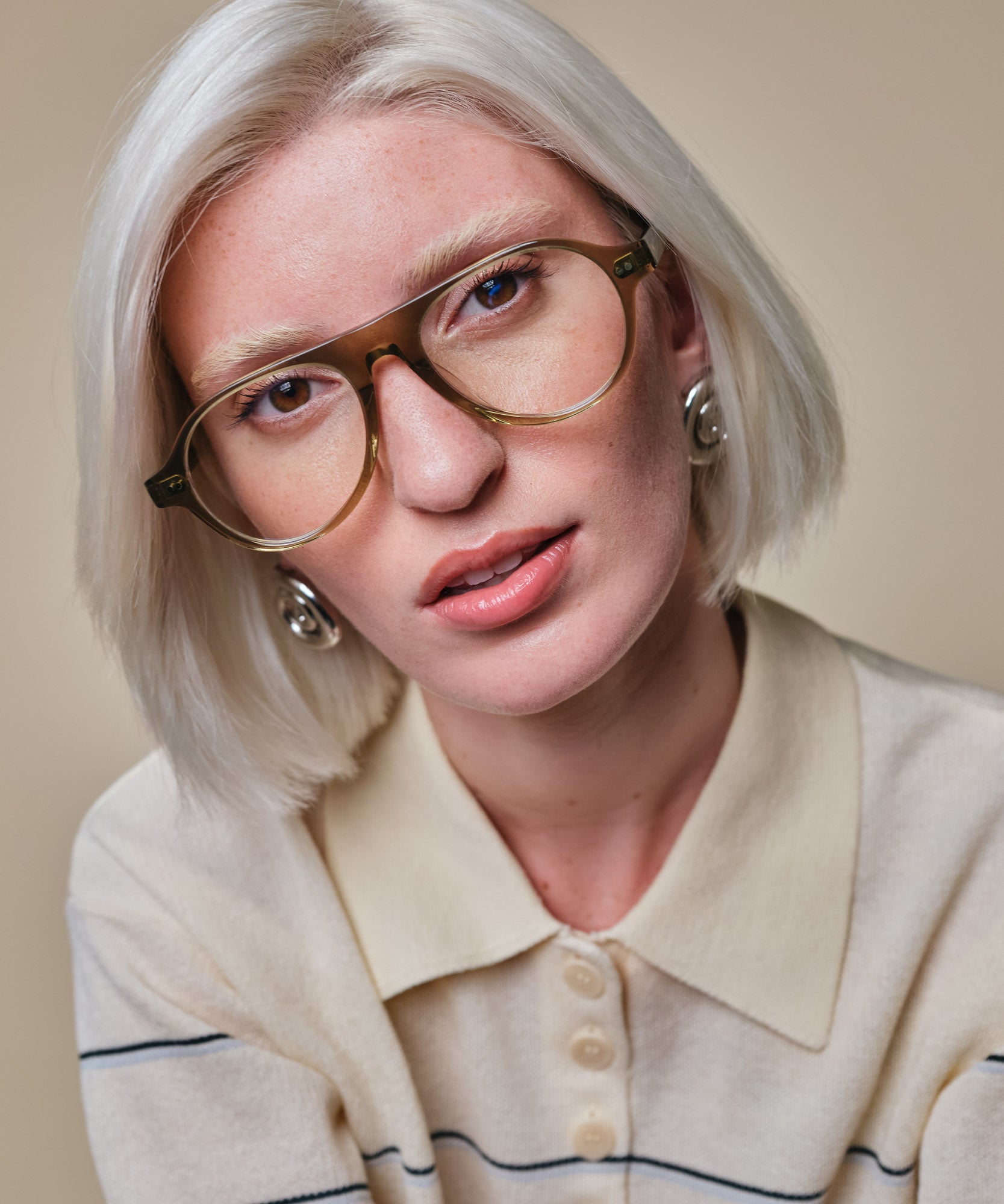 johann wolff schnell olive eyeglasses