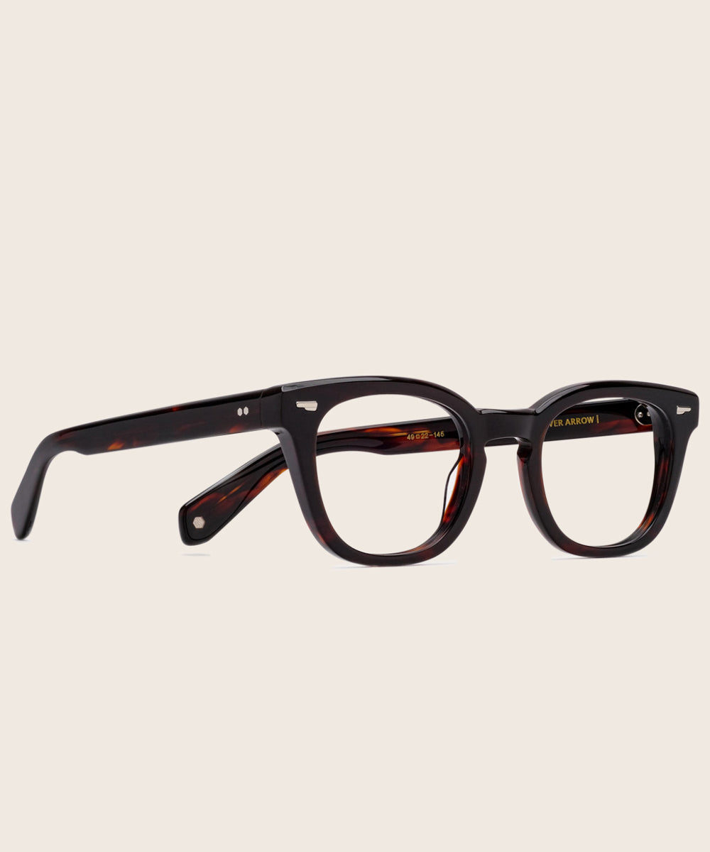Johann Wolff Silver Arrow Dark Havana Eyeglasses