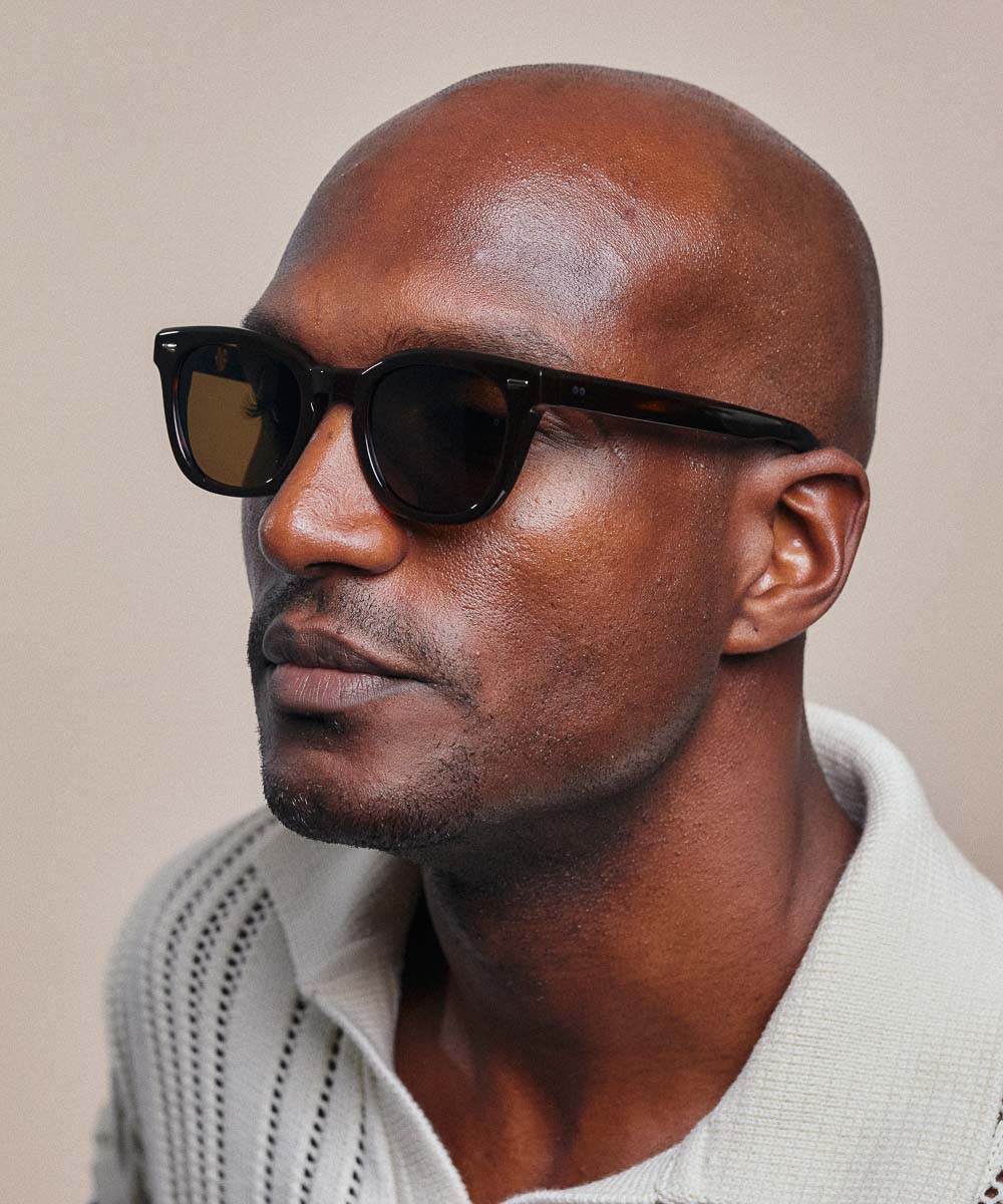 Johann Wolff Silver Arrow Dark Havana Sunglasses