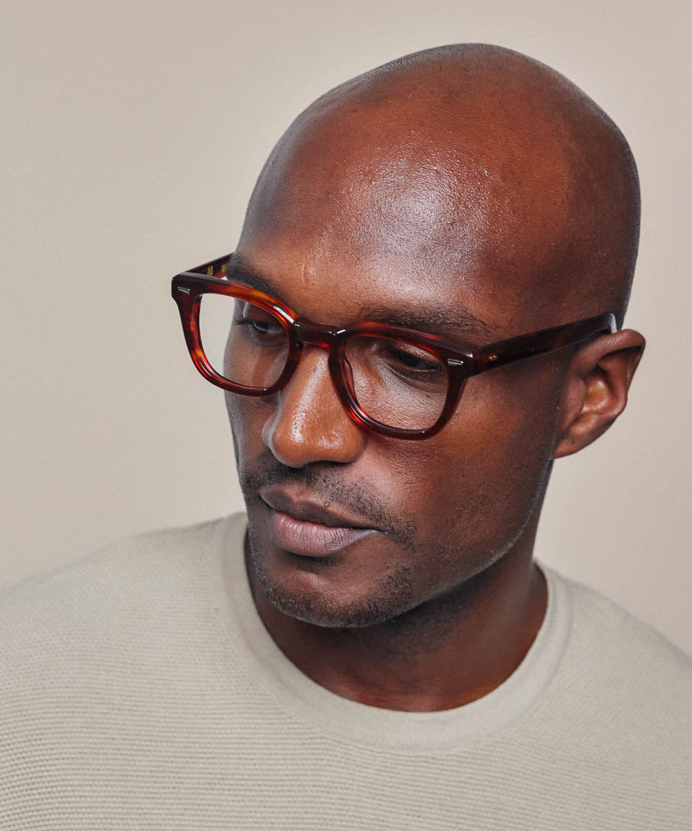 Johann Wolff Silver Arrow Havana Eyeglasses