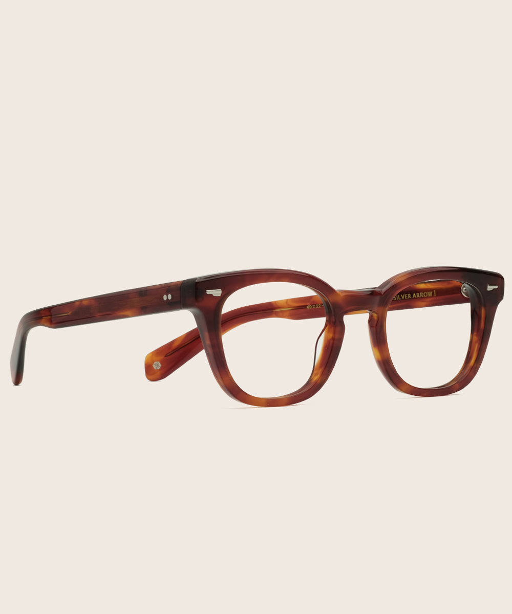 Johann Wolff Silver Arrow Havana Eyeglasses