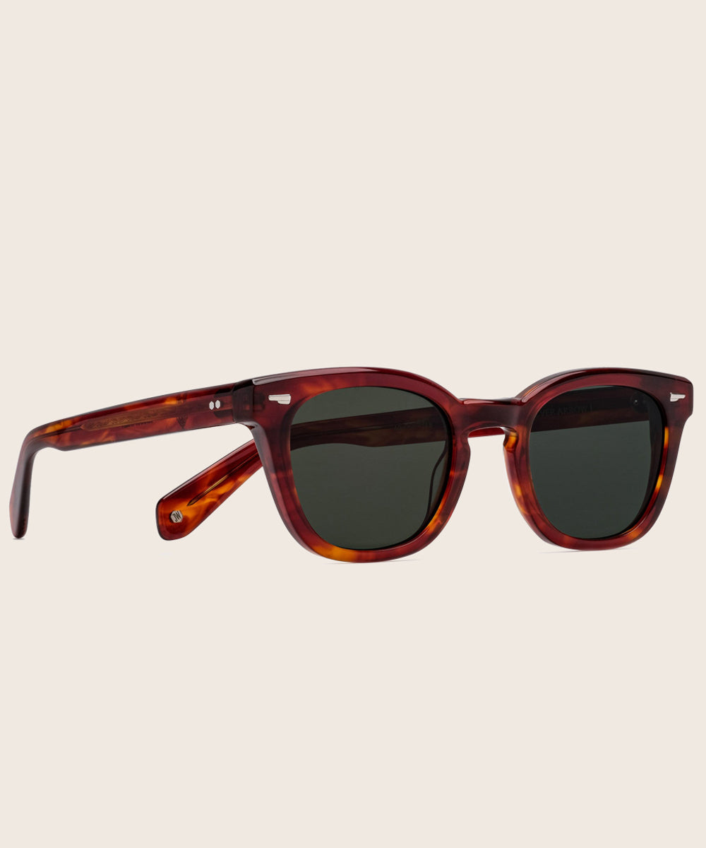 Johann Wolff Silver Arrow Havana Sunglasses