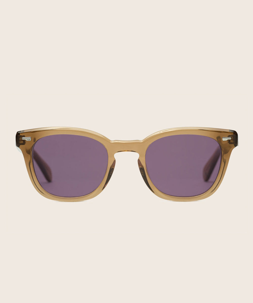 Johann Wolff Silver Arrow Sand Grape Sunglasses