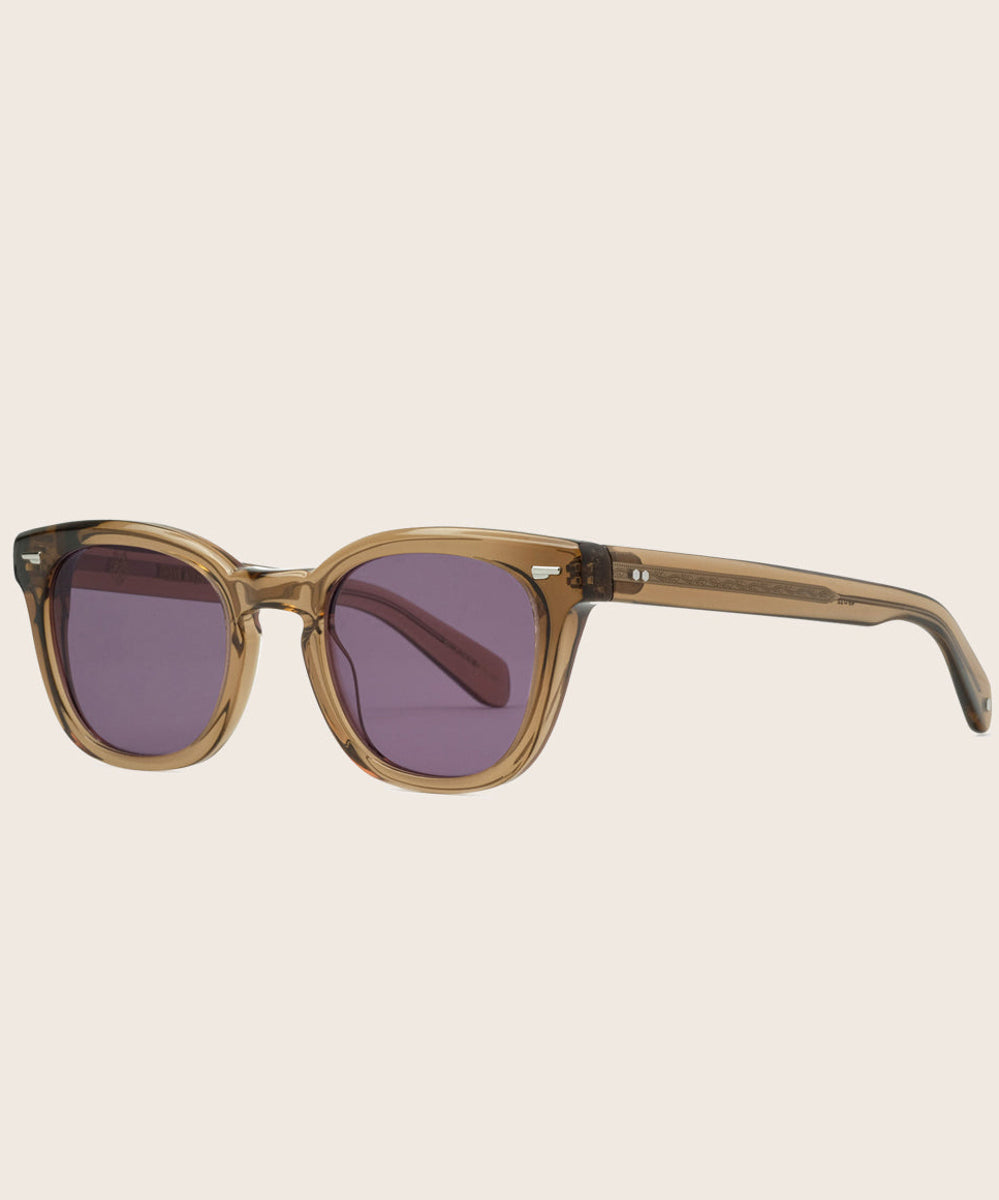 Johann Wolff Silver Arrow Sand Grape Sunglasses