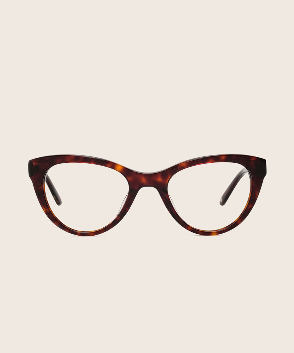 Johann Wolff Sophie Dark Havana Eyeglasses