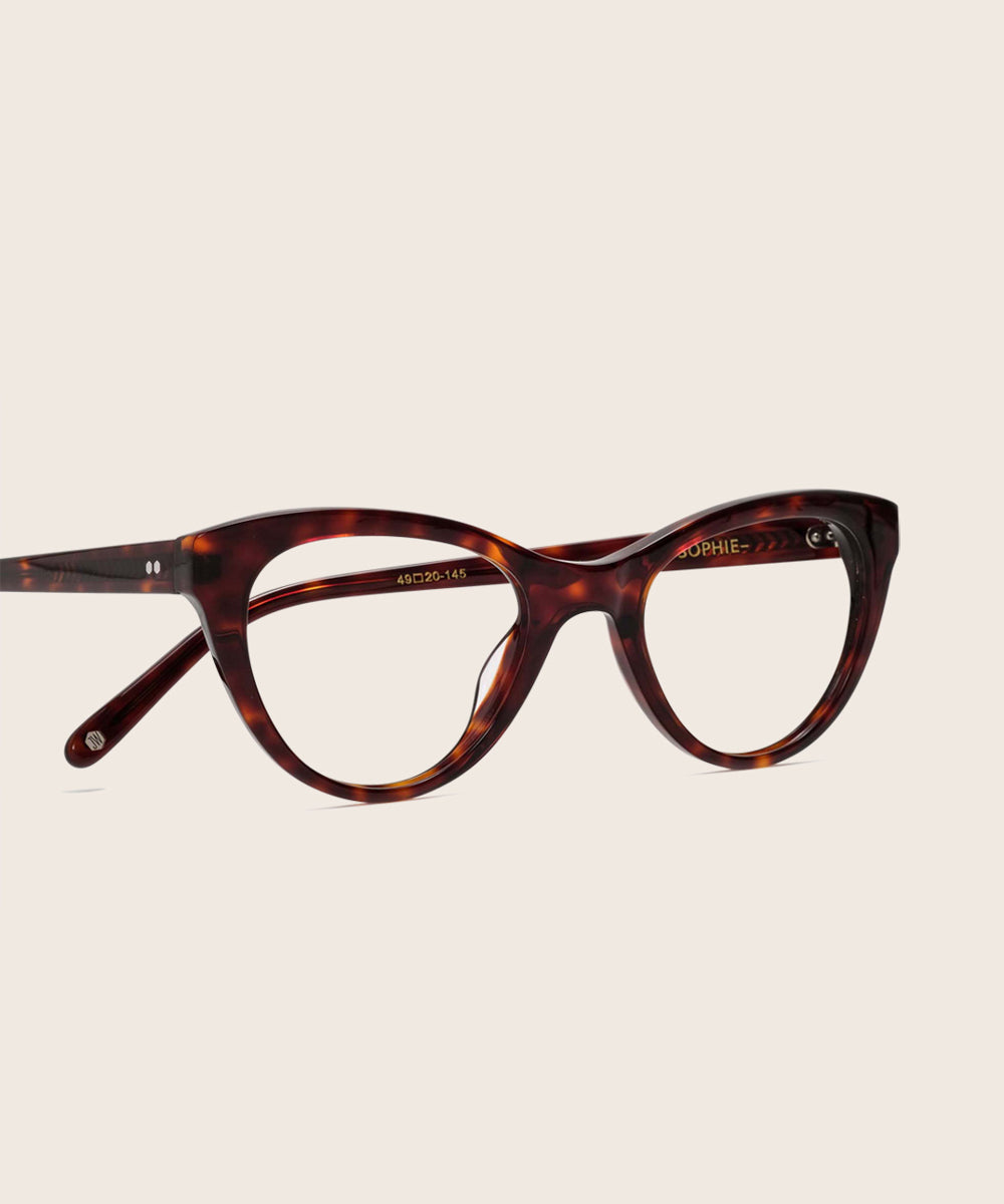 Johann Wolff Sophie Dark Havana Eyeglasses