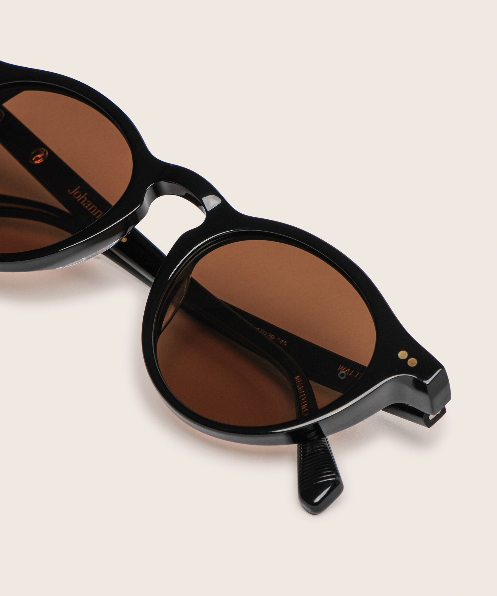 johann wolff walter black sunglasses