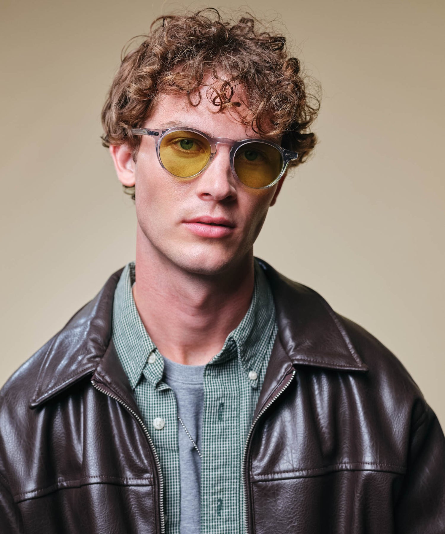 johann wolff walter fog lime sunglasses