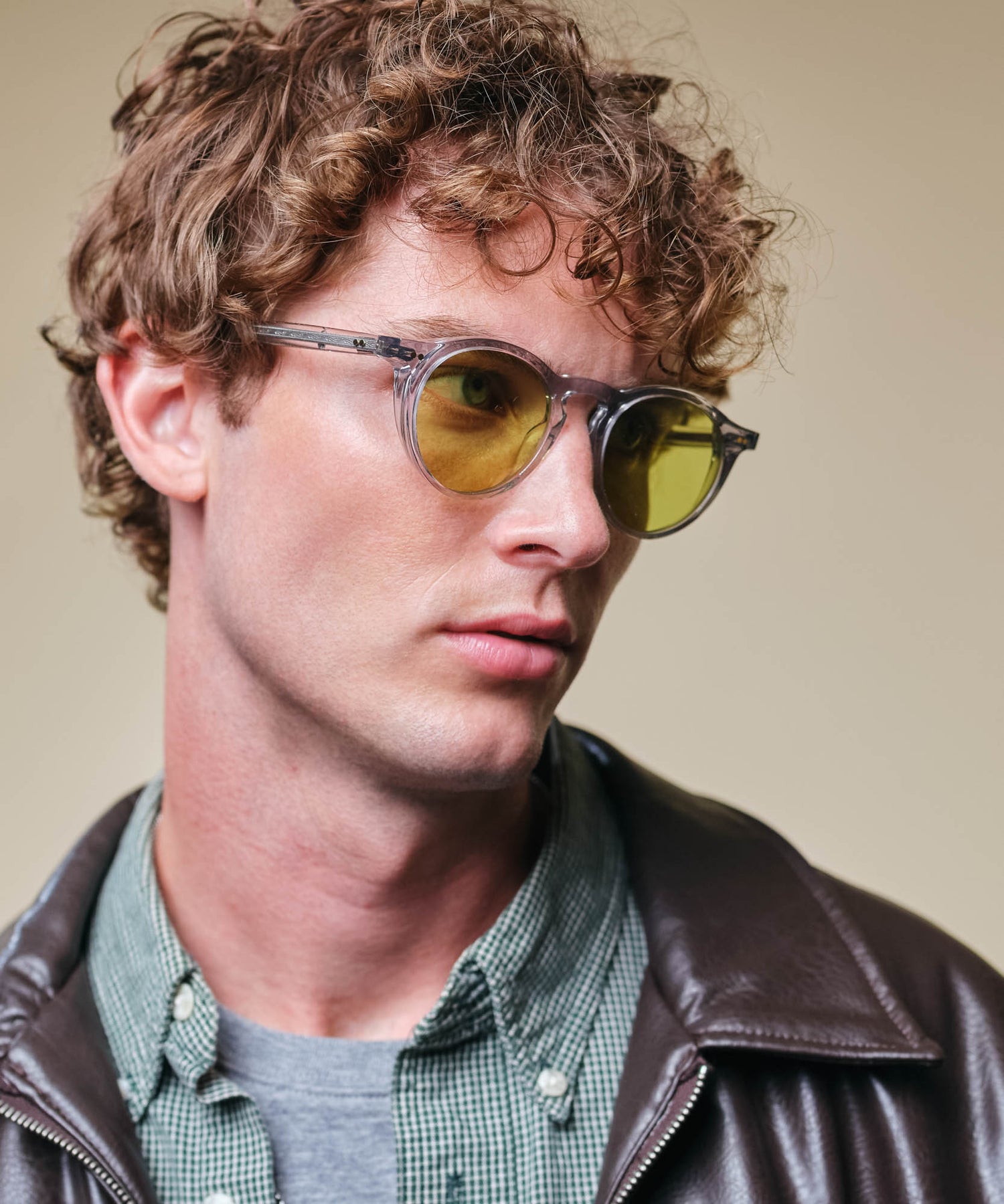 johann wolff walter fog lime sunglasses