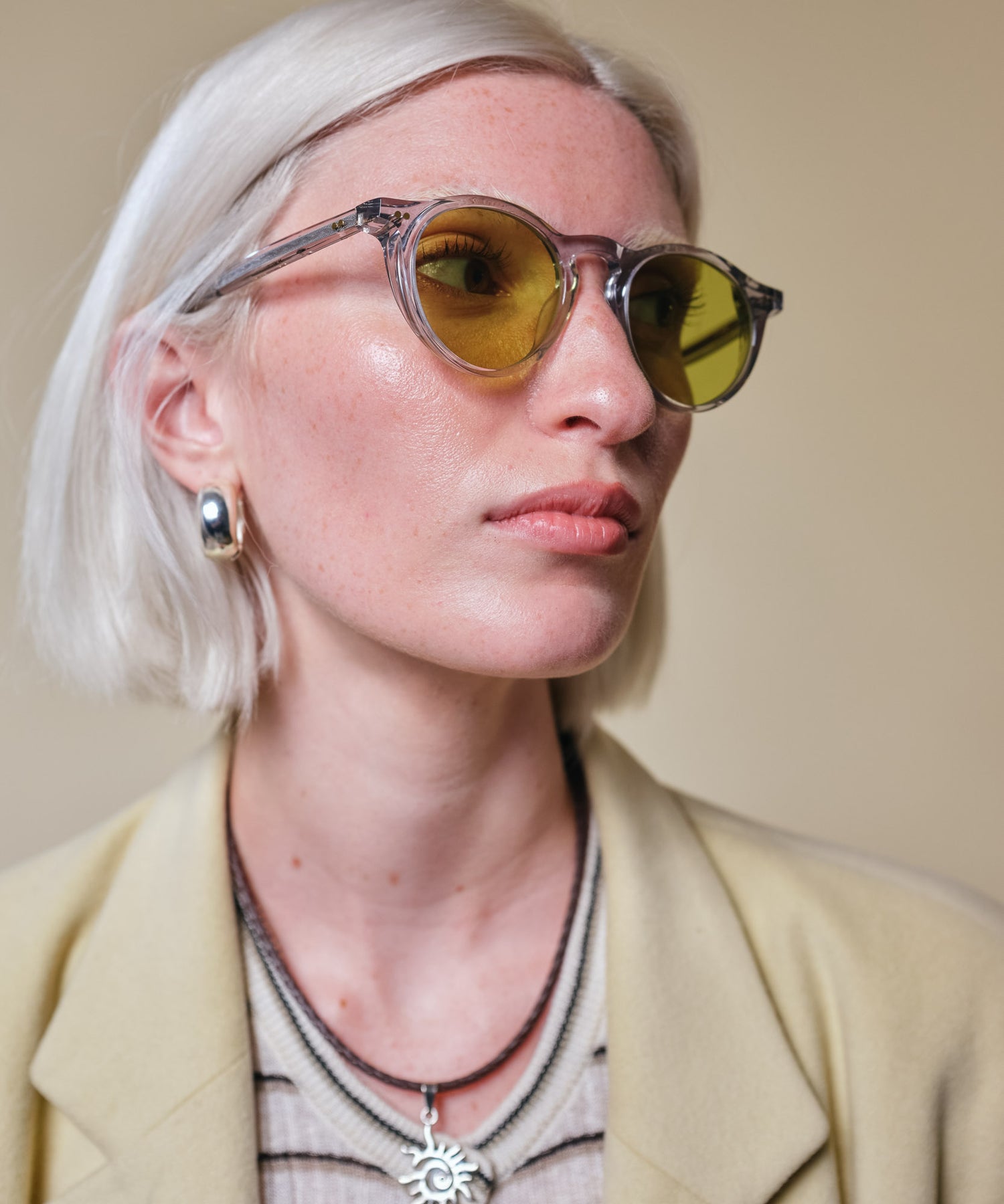 johann wolff walter fog lime sunglasses